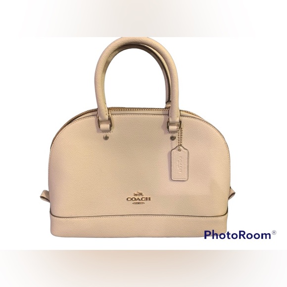 Coach white cross grain mini Sierra satchel - Picture 1 of 4